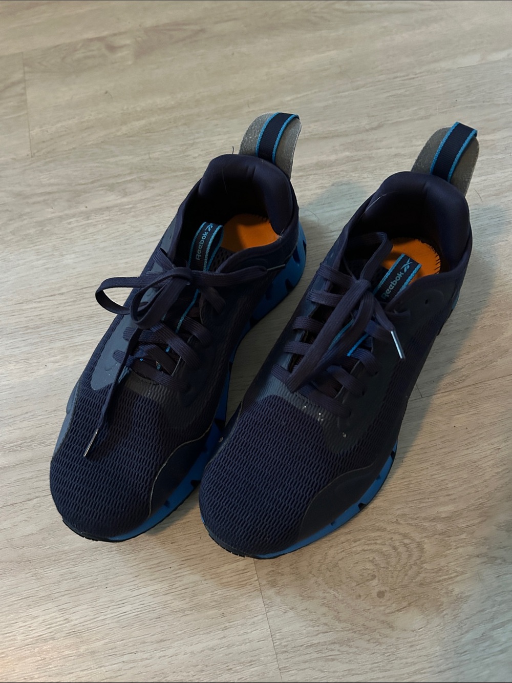 Reebok Dark Navy Sneakers with Blue Accents